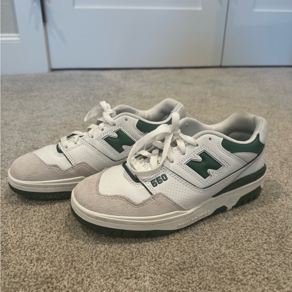 Green new balance 550 size 7